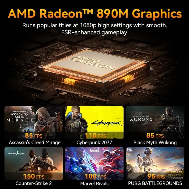 geekom a9 max ai mini pc with radeon 890m