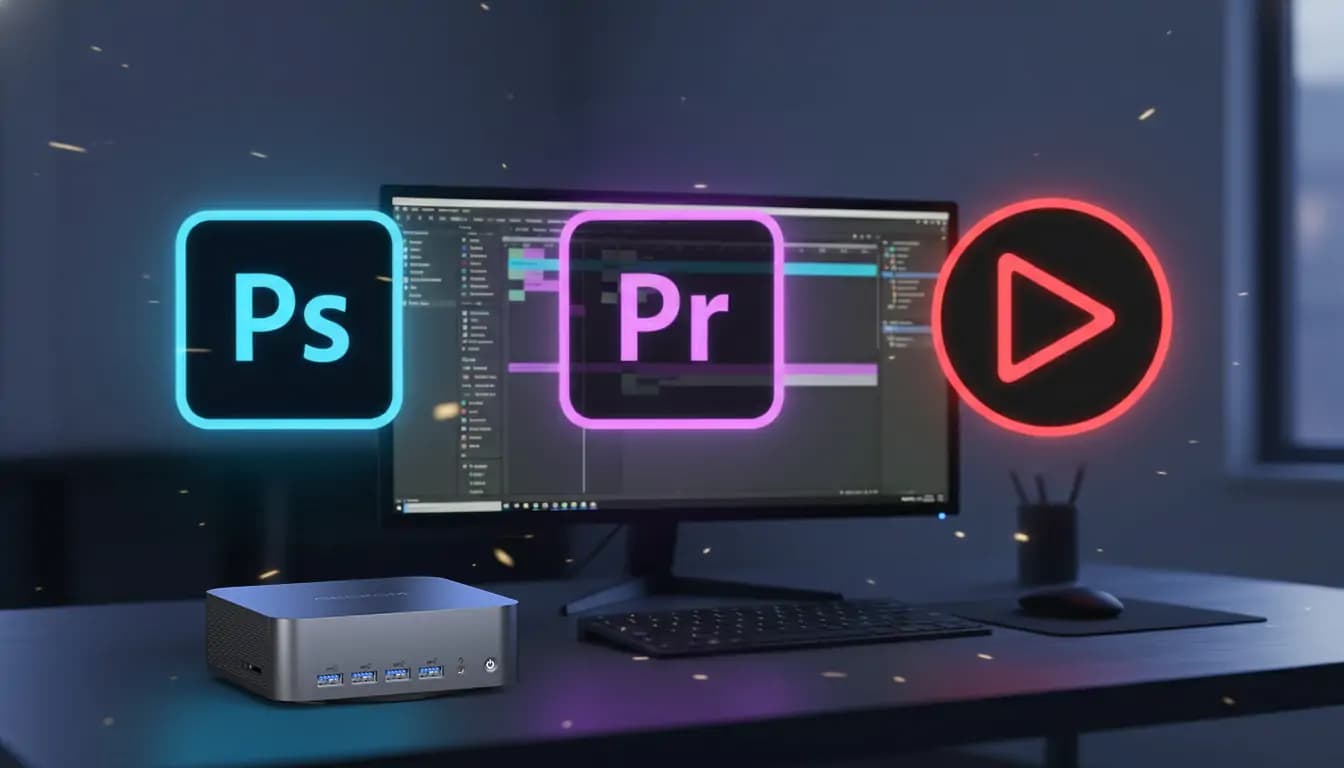 the best mini pcs for Photoshop, Adobe Premiere and DaVinci