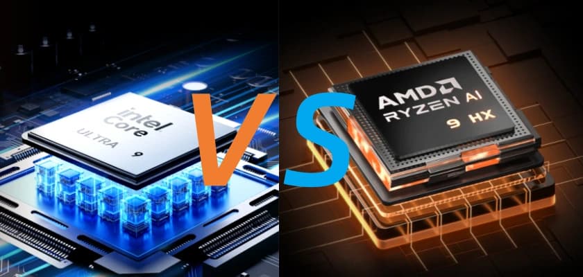 intel core ultra 9 285h ns amd ryzen ai 9 hx 370