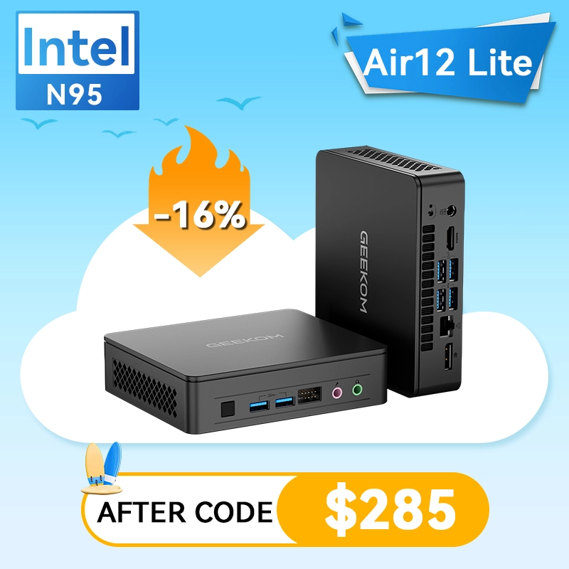 Air12 Lite now only 285 GEEKOM summer sale 2026