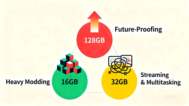 is 128gb ram good for gaming
