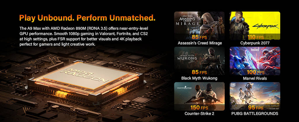 geekom a9 max ai mini pc for gaming